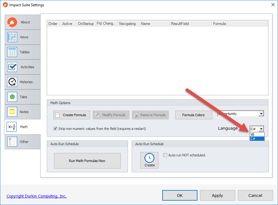 Impactact Tables - Custom tables list view