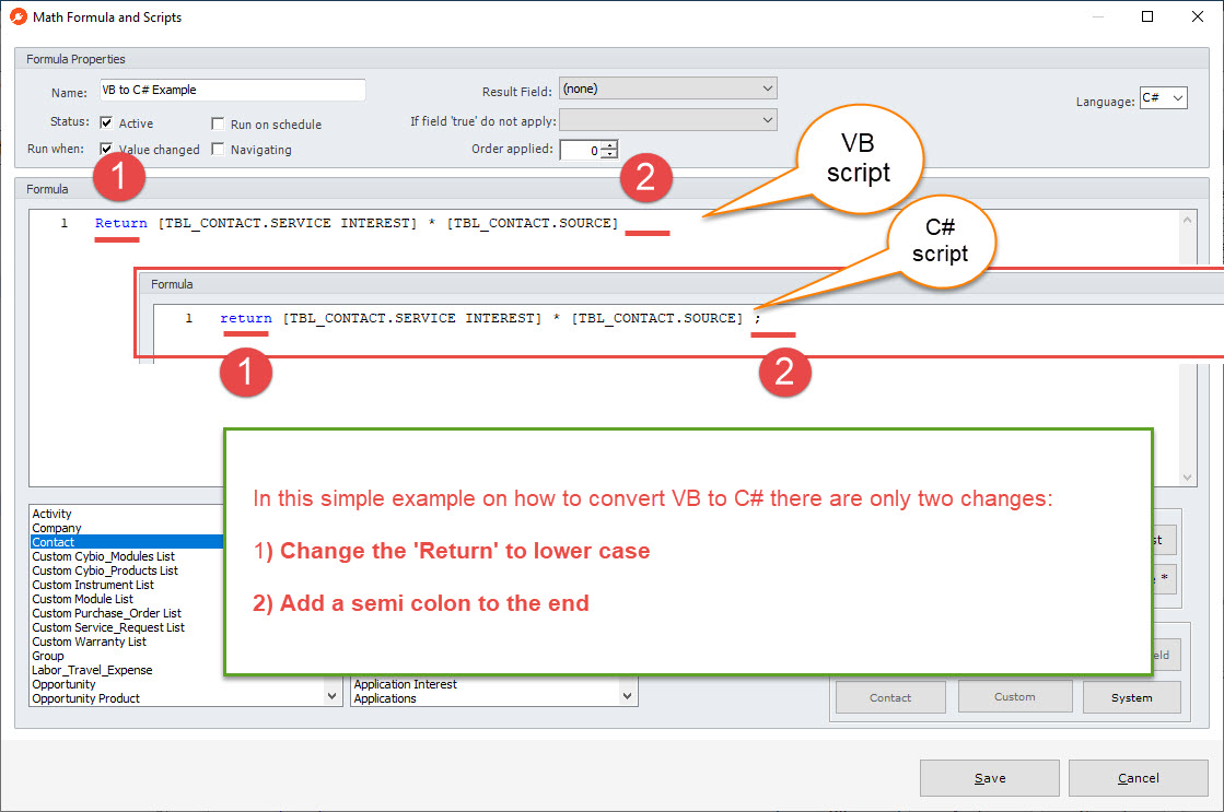 Impactact Tables - Custom tables list view