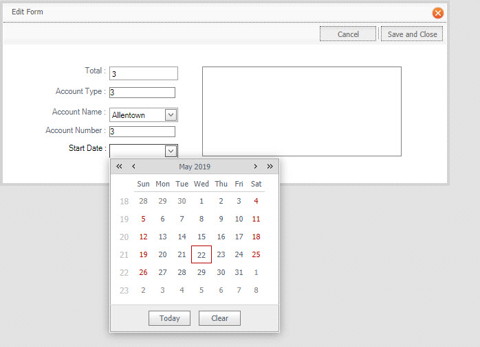 Impactact Tables - Custom tables list view