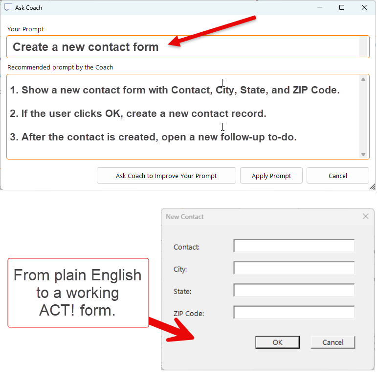 Impact Builder for ACT! CRM